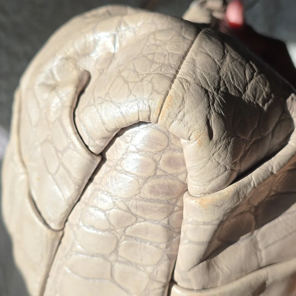 COACH Madison LINDSEY Croc Embossed Large Purse - Picture 12 of 16